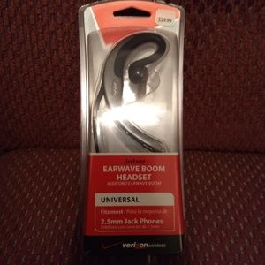 Verizon Jabra JABWAVCAE1 2.5mm Earwave Boom Headset
